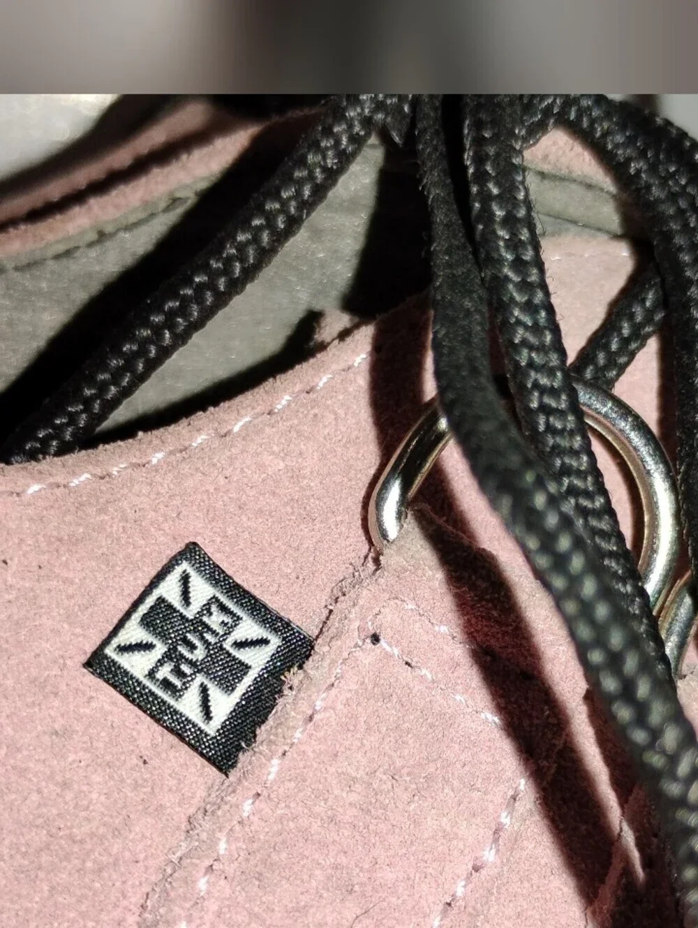 PINK SUEDE TUK PLATFORM CREEPERS